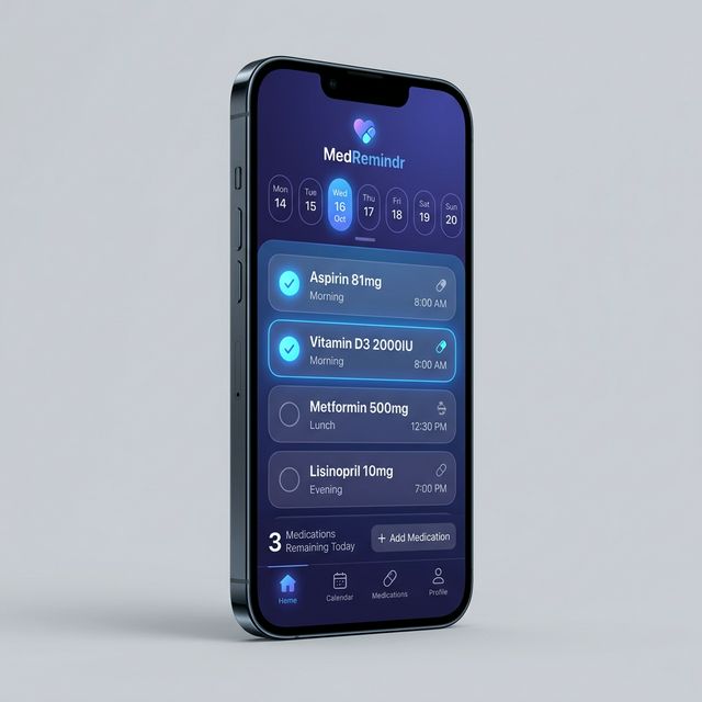 Dashboard Home screen view